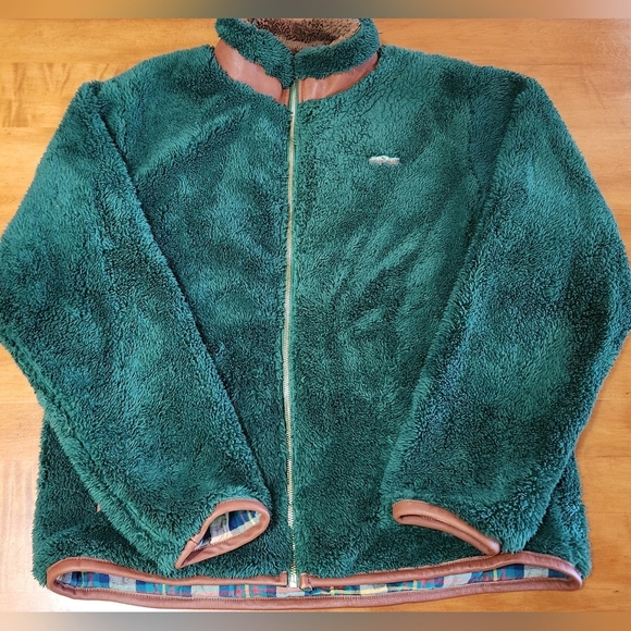 Kiel James Patrick The Adirondack Moose Fleece Full Zip Sherpa Green Med… - Picture 1 of 12